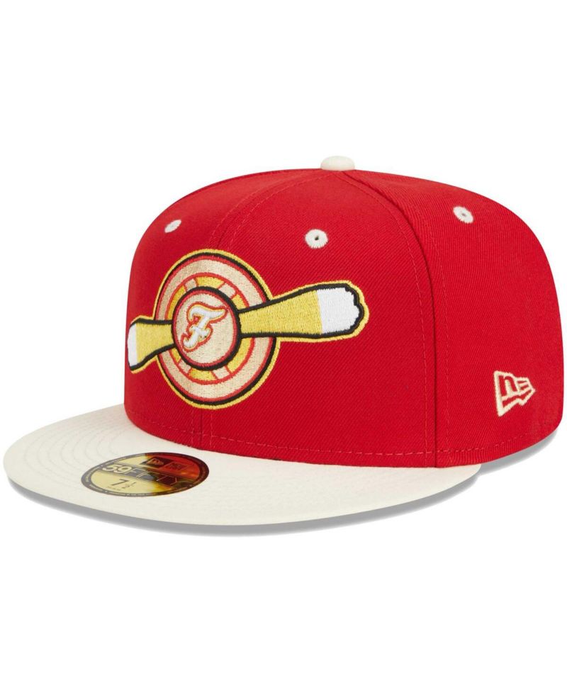 Men's Red Winston-Salem Dash Theme Nights Flight 59FIFTY Fitted Hat
