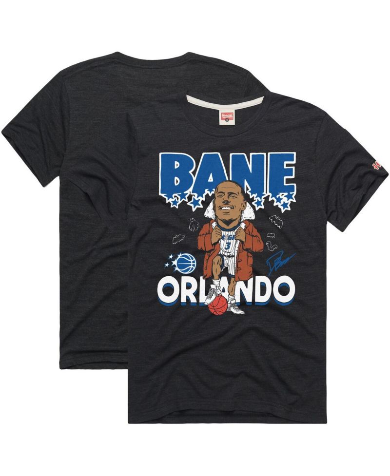 Men's and Women's Desmond Bane Charcoal Orlando Magic Signature Tri-Blend T-Shirt