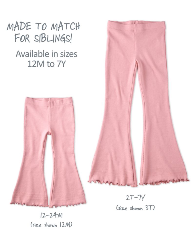 Baby Girls' Fiorella Flare Leggings, 4-Pack