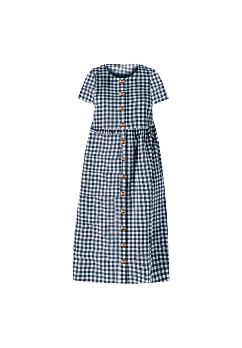 Women's Within Short-Sleeve Seersucker Dress