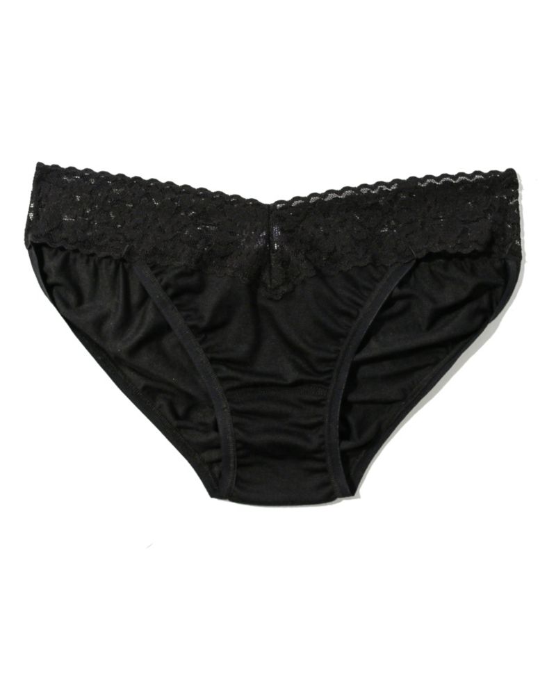 Women's Printed Daily Lace V-Kini Underwear