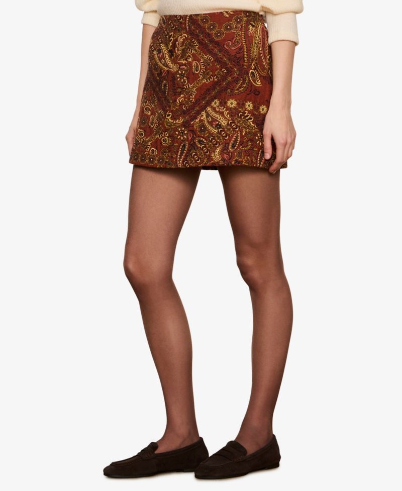 Women's Heirloom A-Line Mini Tapestry Jacquard Skirt