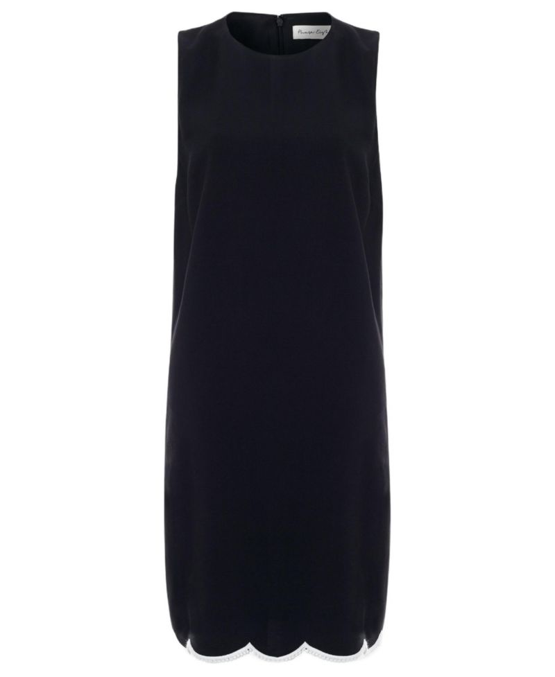 Women's Marta Scalloped Hem Shift Dress