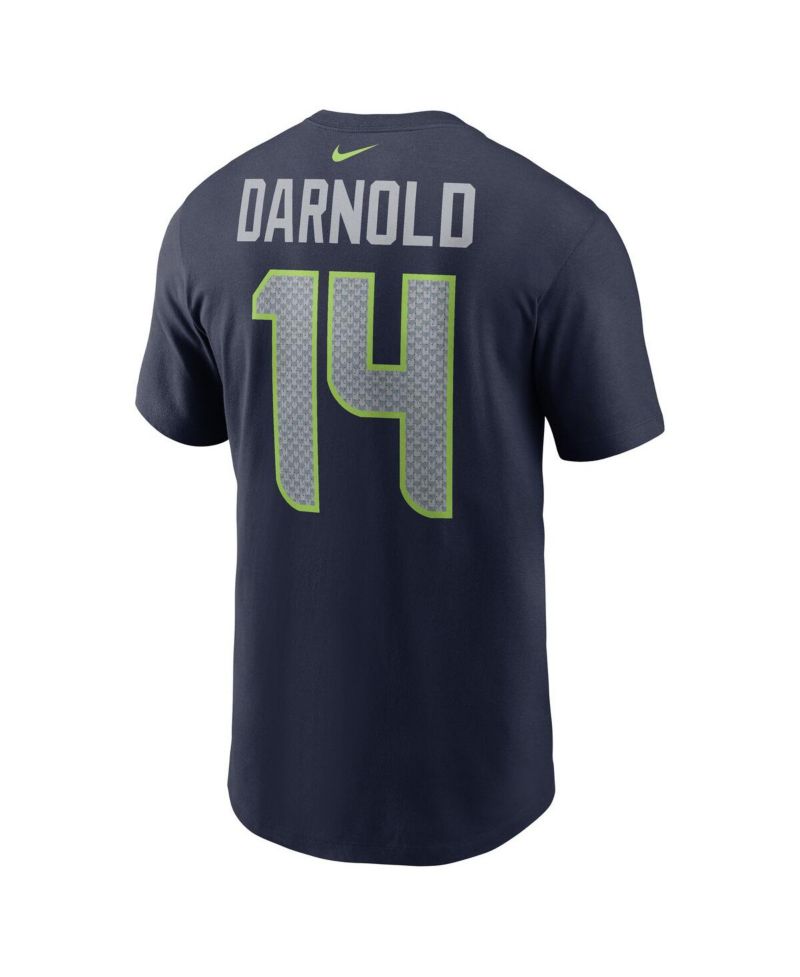 Men's Sam Darnold College Navy Seattle Seahawks Name & Number T-Shirt