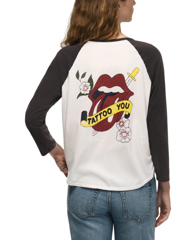 Women's Tattoo You Retro-Graphic Raglan T-Shirt