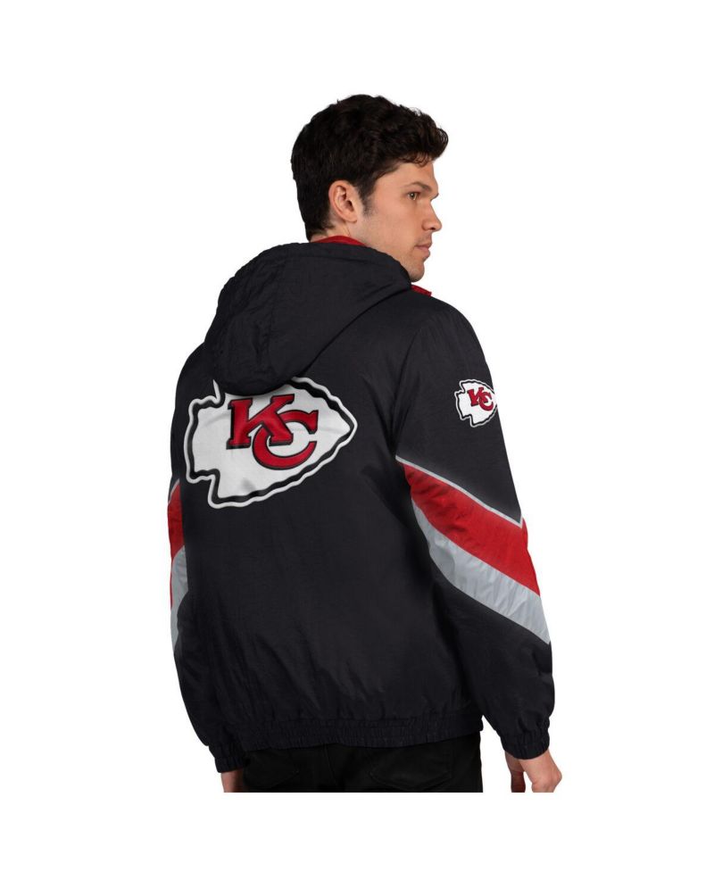 Men's Black/Red Kansas City Chiefs Thursday Night Gridiron Full-Zip Jacket