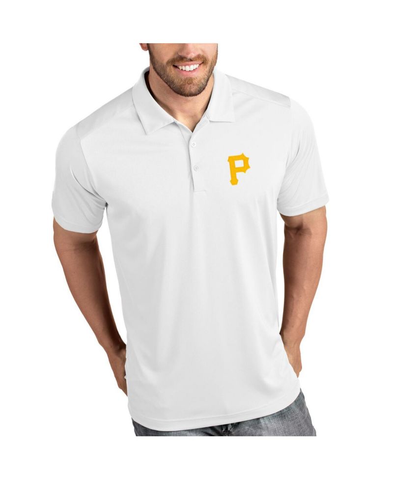 Men's White Pittsburgh Pirates Tribute Polo