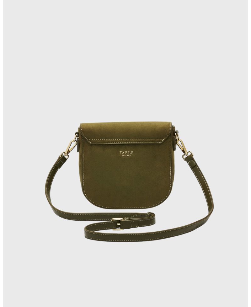 Beth Faux Suede Saddle Bag