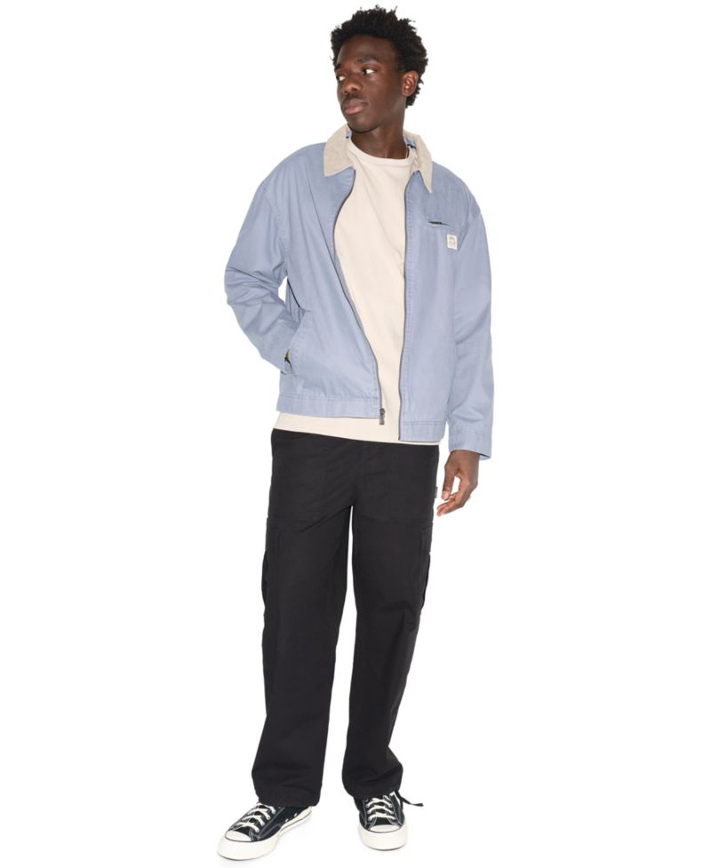 Men's Framework Corduroy Collar Front Zip Jacket