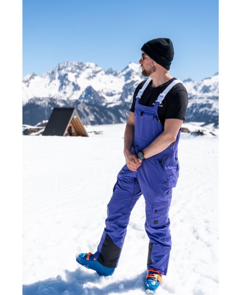 Men's Yeh Man Bib Pant - Purple