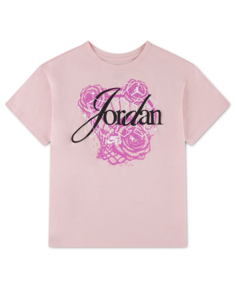 Girls' 7-16 Floral Flight T-Shirt