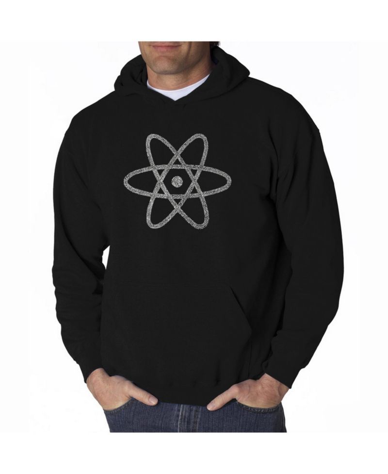 Men's Word Art Hooded Sweatshirt - Atom