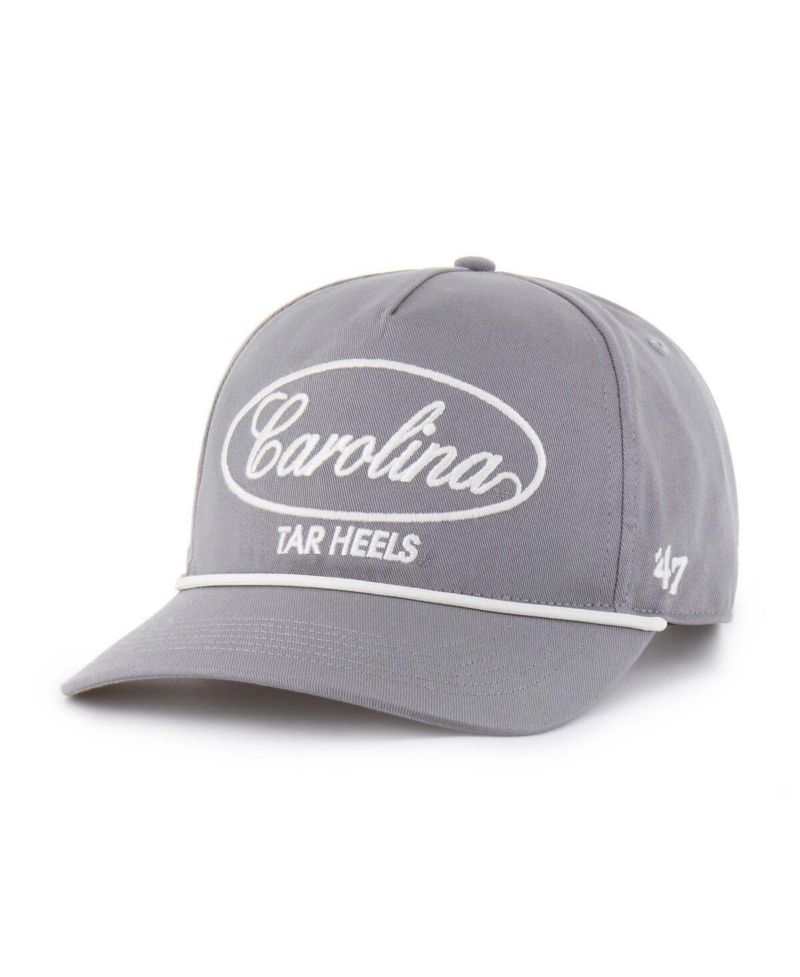 Men's Gray North Carolina Tar Heels Contemporary Basics Foundational Rope Hitch Adjustable Hat