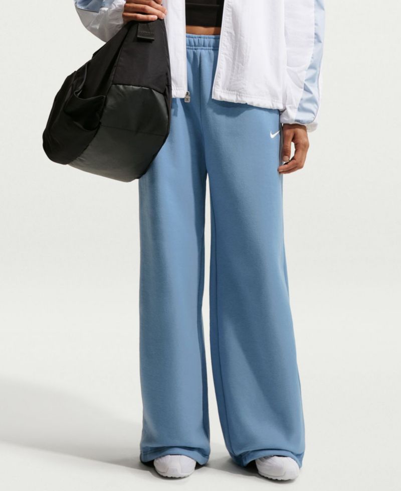 Women's Studio Fleece Medium Weight Mid-Rise Wide-Leg Pants