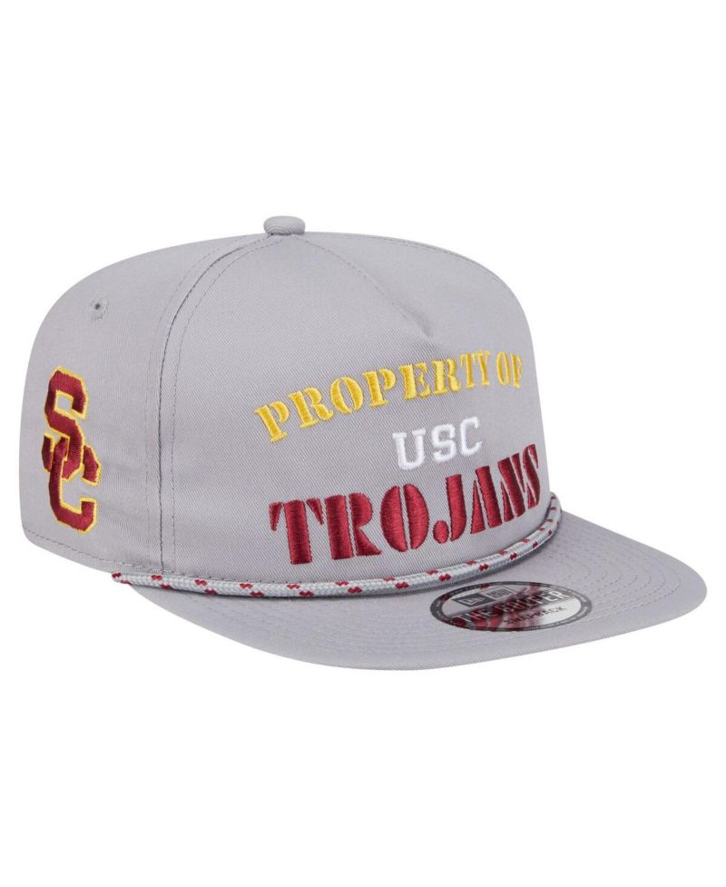 Men's Gray USC Trojans Golfer Vintage Adjustable Hat