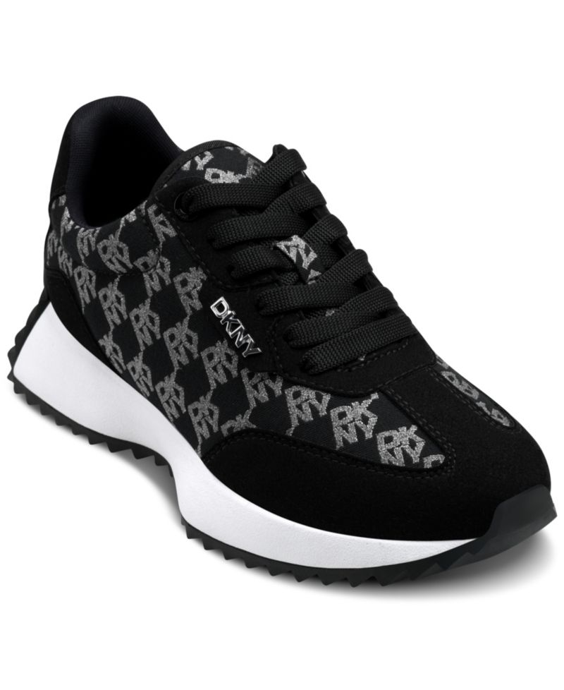 Women's Naples Checkered Lace-Up Sneakers