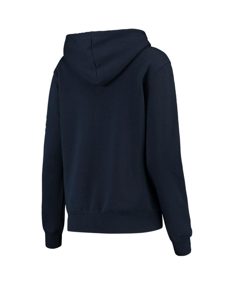 Women's Navy Notre Dame Fighting Irish Big Logo Pullover Hoodie