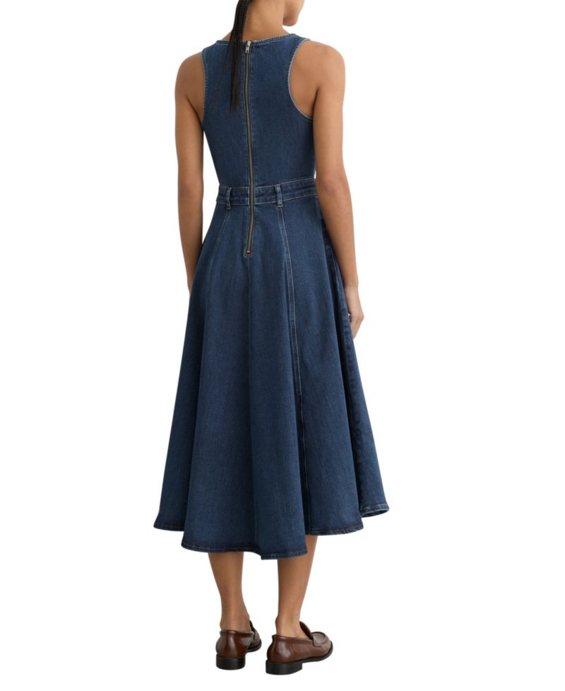 Women's Rosie Waisted Denim Midi Dress