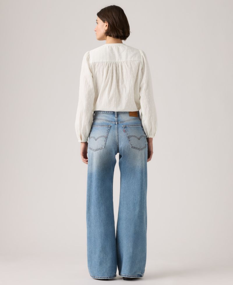 Women's Premium Mid-Rise Loose Bootcut Jeans