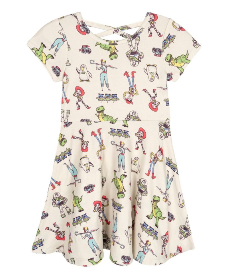 Little Girls 2-Pack Skater Dresses