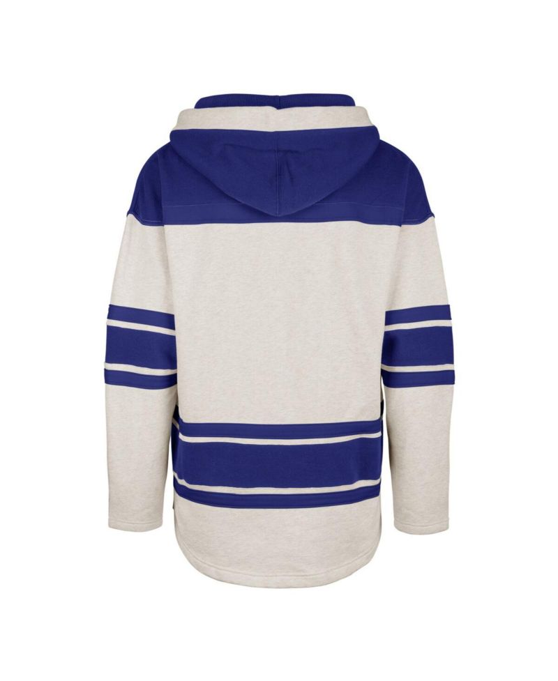 Men's Oatmeal Tampa Bay Lightning Rockaway Lace-Up Pullover Hoodie