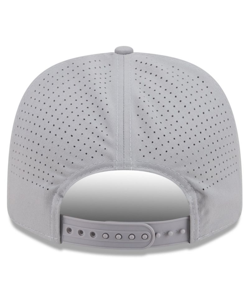 Men's Gray LA28 Perforated Rope 9SEVENTY Adjustable Hat