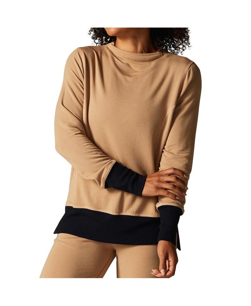 Women's Cozy Funnel Neck Sweatshirt