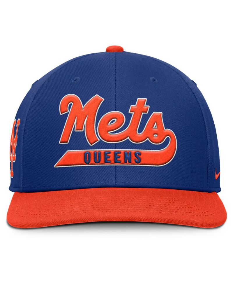 Men's Royal/Orange New York Mets Pro Performance Snapback Hat
