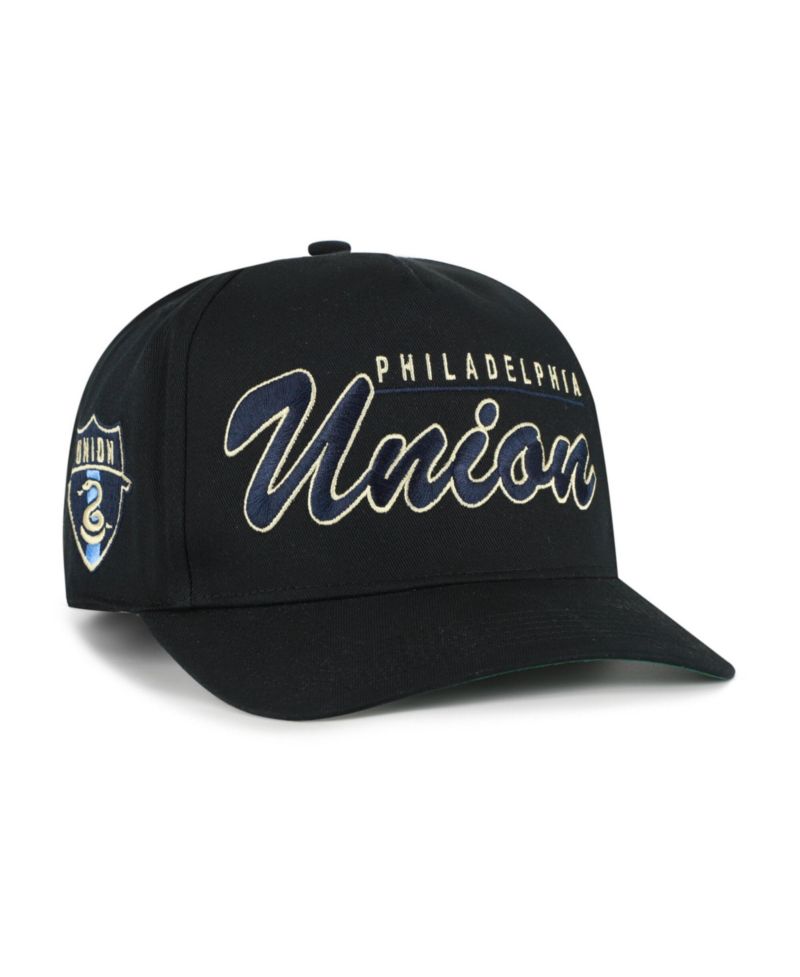 Men's '47 Black Philadelphia Union Brushmark Hitch Adjustable Hat