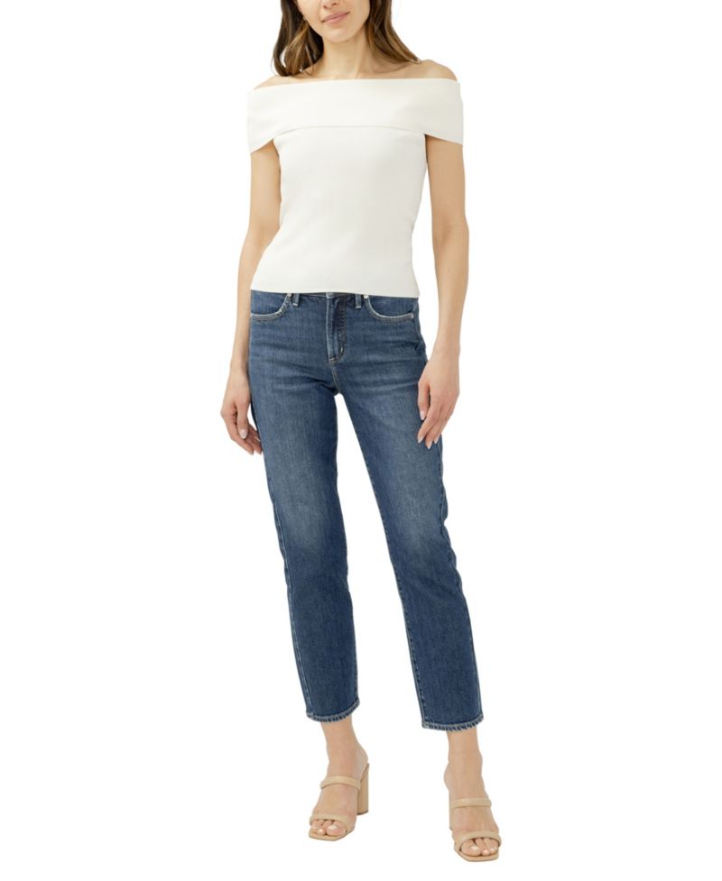 Women's Most Wanted Mid-Rise Straight-Leg Ankle Jeans