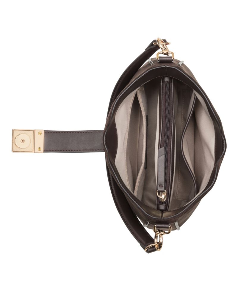 Monette Medium Convertible Polyurethane Hobo Handbag