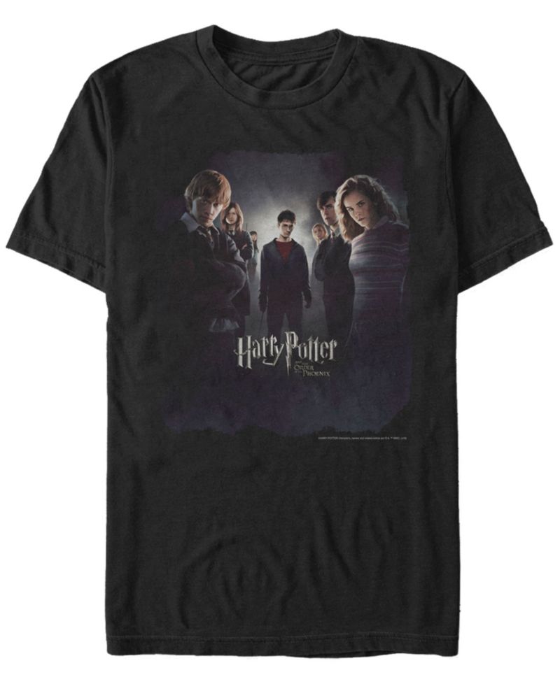Harry Potter Men's Order of The Phoenix Group Poster Short Sleeve T-Shirt