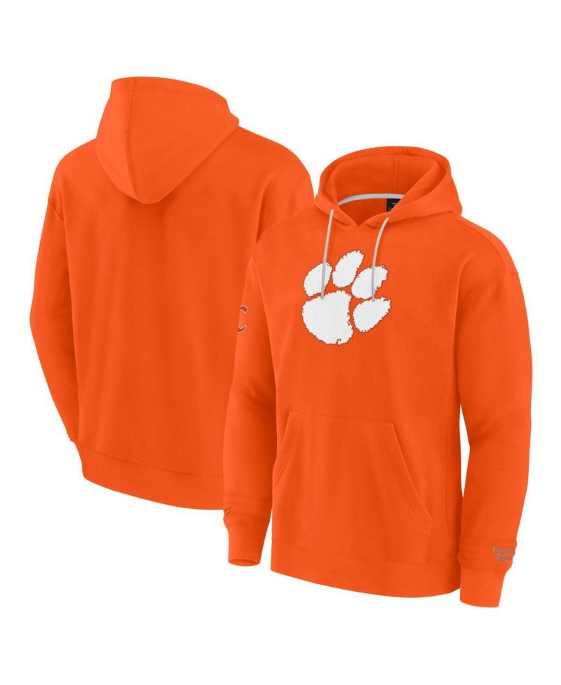 Men's Orange Clemson Tigers Elements Pace Pullover Hoodie