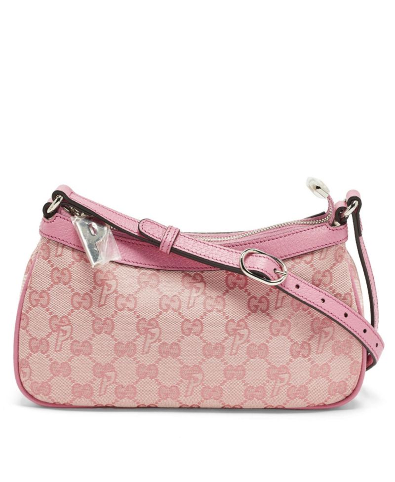 x Palace GG-P Canvas Half Moon Mini Shoulder Bag