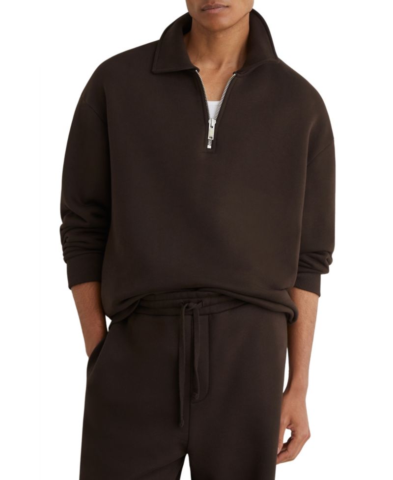 Men's Kurwin Cotton Heavyweight Half-Zip Sweatshirt