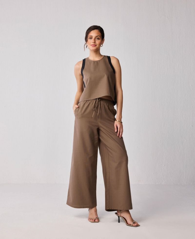 Women's Sleeveless Colorblock Top