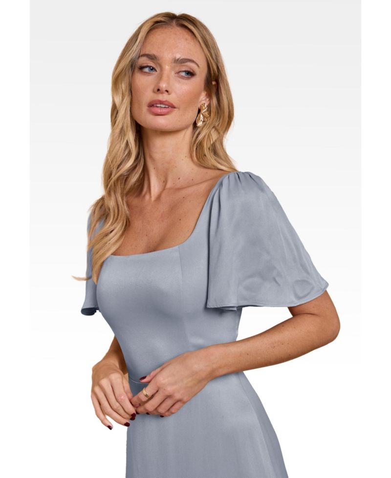 Women's Clemmie Satin Bridesmaid Dress