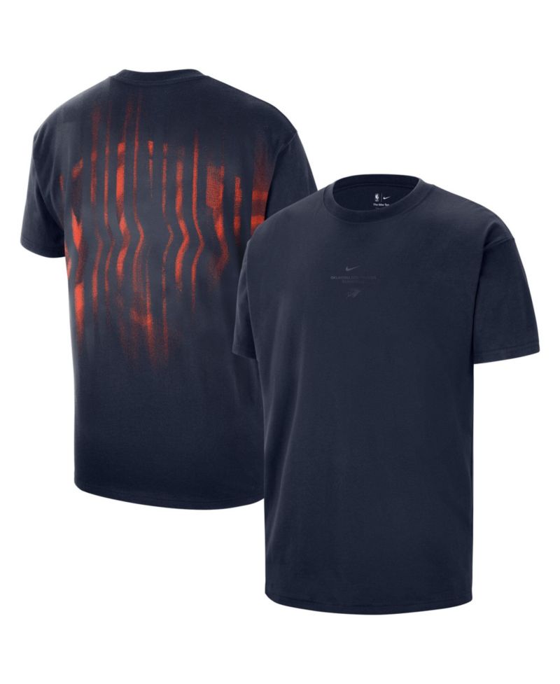 Men's Navy Oklahoma City Thunder 2026 Standard Issue Pre-Game Max 90 T-Shirt