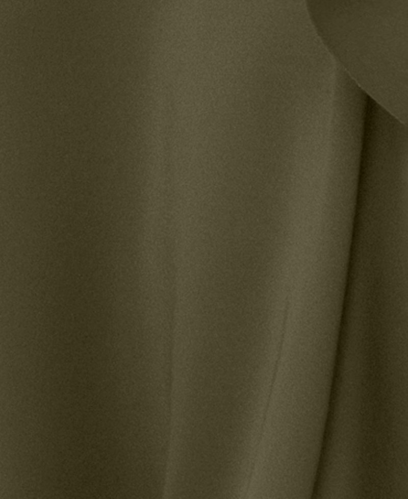 Petite Strapless Ruffle Sheath Gown