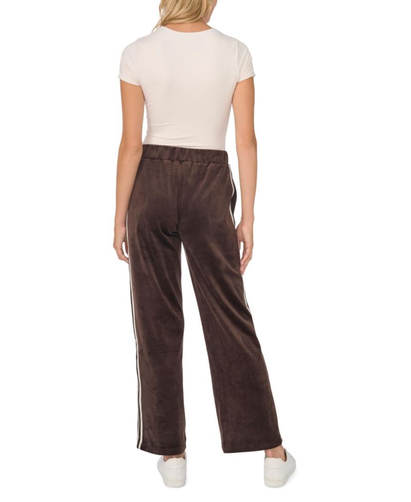 Women's Pull-On Wide-Leg Velvet Pants