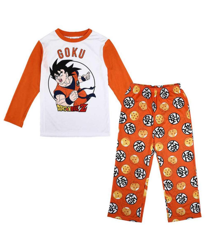 Little Boys Dragonball Z Anime Cartoon Goku Character Youth Pajama Set