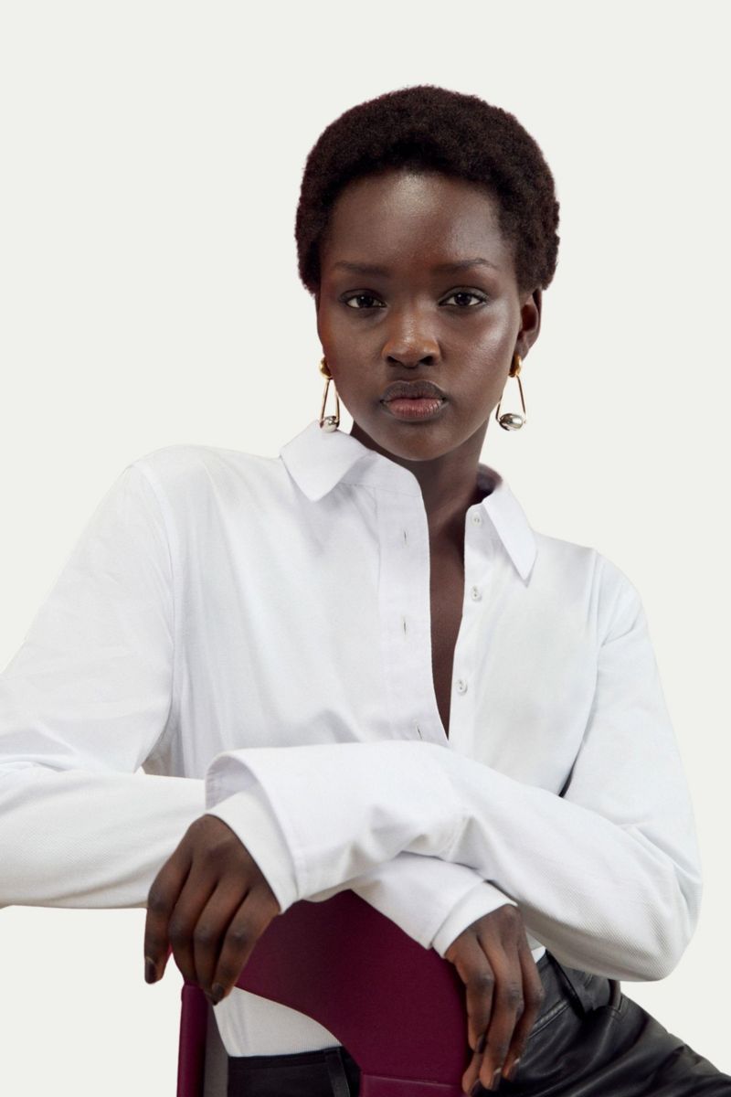 Women's Cotton Woven Buttoned Shirt