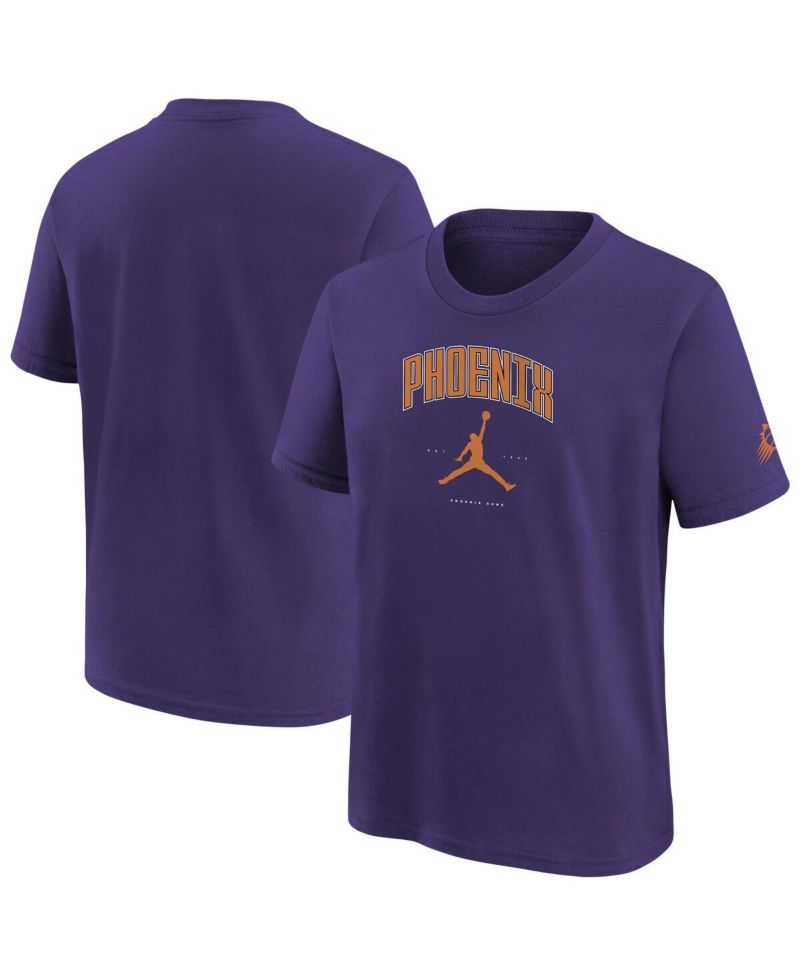 Big Boys and Girls Purple Phoenix Suns Essential Cities T-Shirt