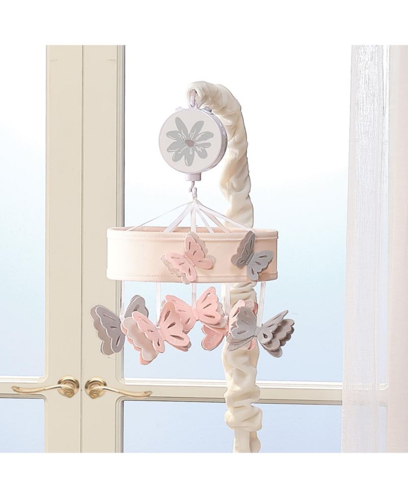 Baby Blooms Musical Butterfly Crib Mobile