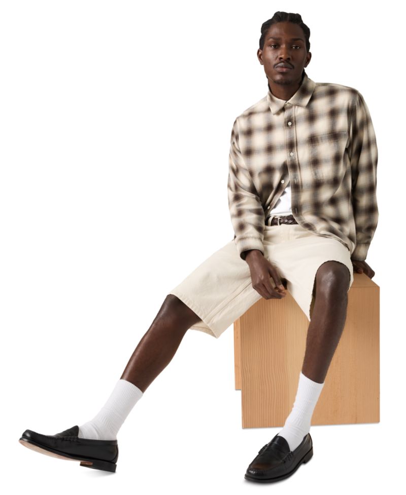Men's Duboce Boxy Regular-Fit Overshirt
