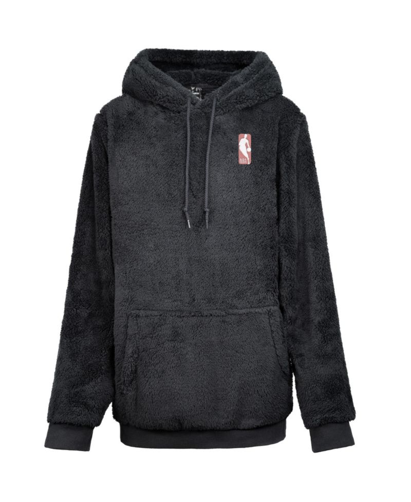 Men's and Women's The Best Lounger In The World Black NBA Breast Cancer Awareness Oversized Lounge Pullover Hoodie