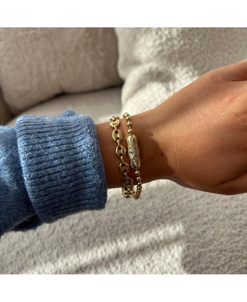 Evil Eye Barrel Closure Bracelet