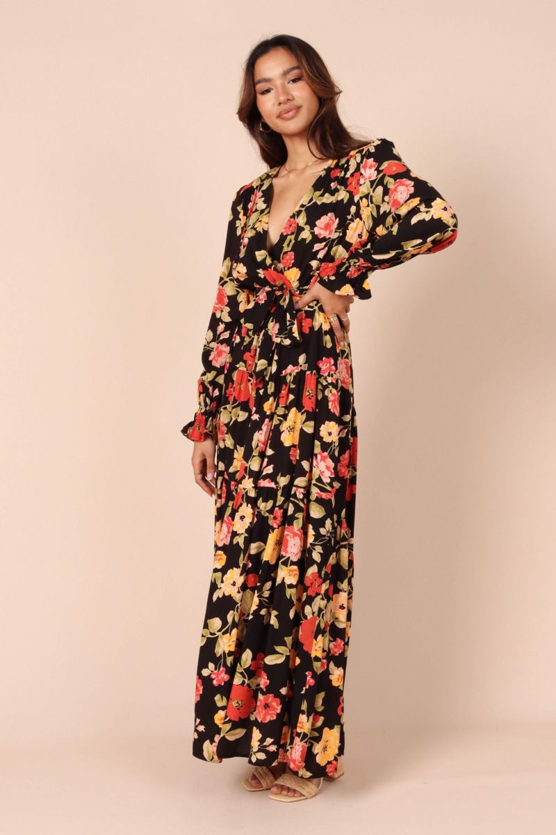Women's Wrap Jacket Maxi Dress