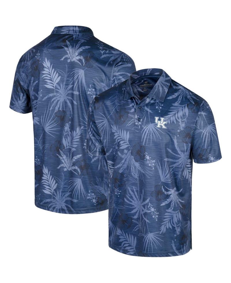 Men's Royal Kentucky Wildcats Palms Team Polo Shirt
