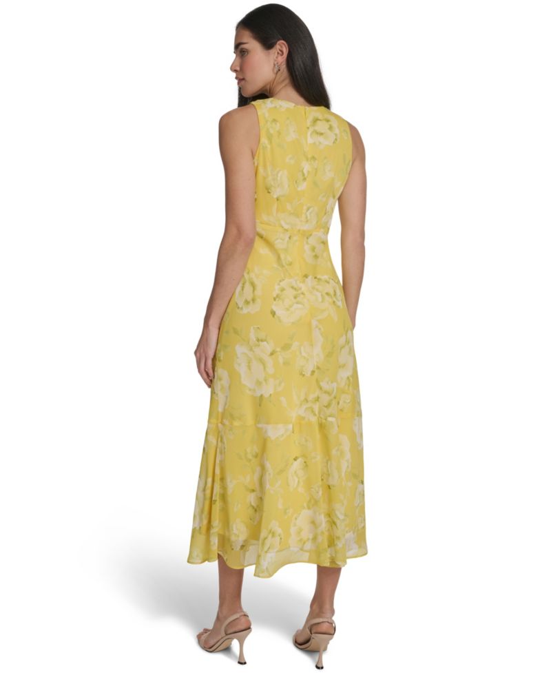 Women’s V-Neck Midi Dress